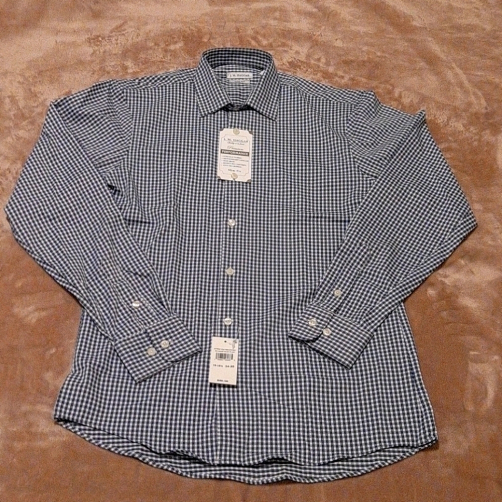J. M. Haggar Long Sleeve Dress Shirt!